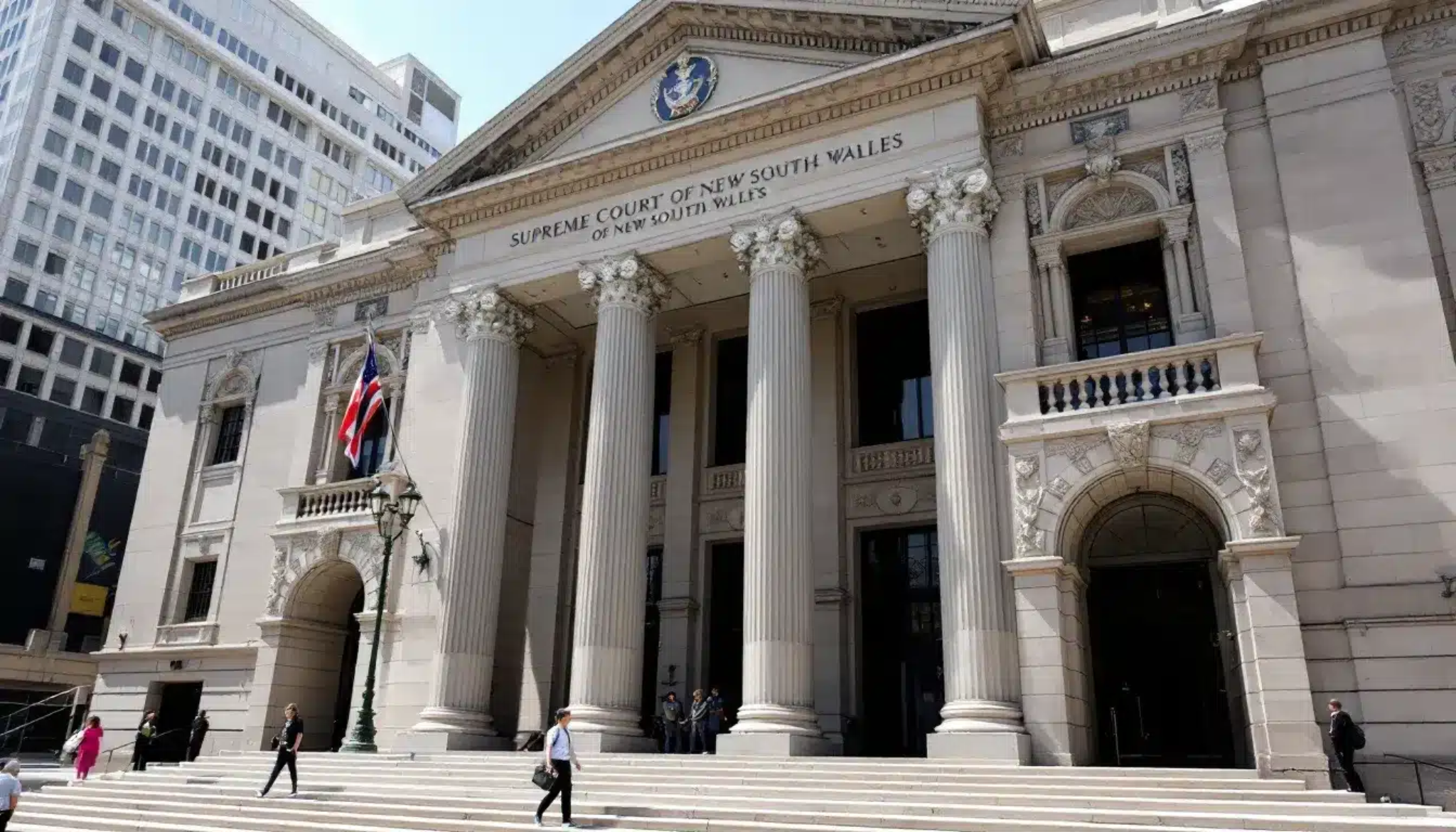 Court building representing public justice